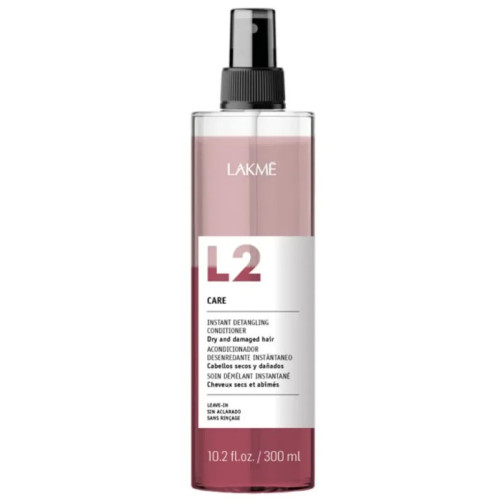 Двофазний кондиціонер з термозахистом Lakme Lak-2 (Рожевий) 300 мл Двофазний кондиціонер з термозахистом Lakme Lak-2 (Рожевий) 300 мл